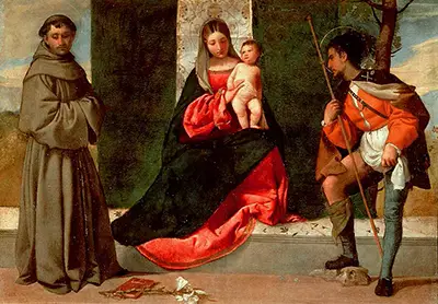 Virgin and Child between Saint Anthony of Padua and Saint Roch Titian